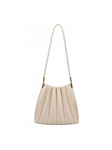 melie bianco Women's Pleated Vegan Leather Shoulder Bag in Carrie (view 1)