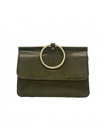 Joy Susan Women's Aria Ring Wristlet in Army Green (view 1)