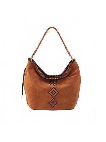 Hobo The Original Women's Suede Harley Bag No Size in Oak Barrel (view 1)