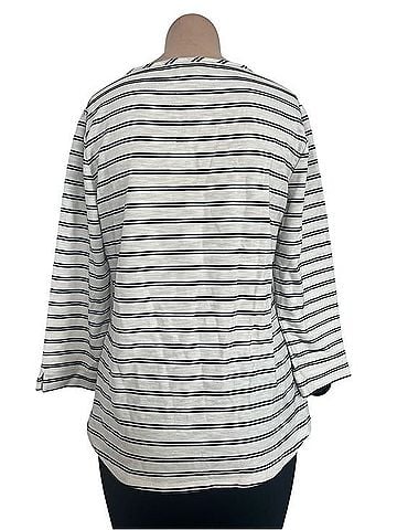 Van Heusen Chevron-Stripe Long Sleeve Top Long Sleeve T-Shirt (view 2)