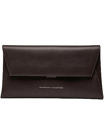 Brunello Cucinelli Women's Pochette Clutch Bag in Rust Brown (view 2)