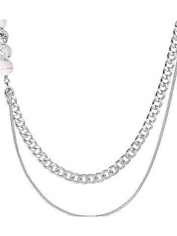 Montana Silversmiths Women's Twinkling Layered Necklace in Silver (view 2)