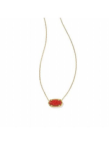 Kendra Scott Women's Elisa Pendant Necklace in Red (view 1)