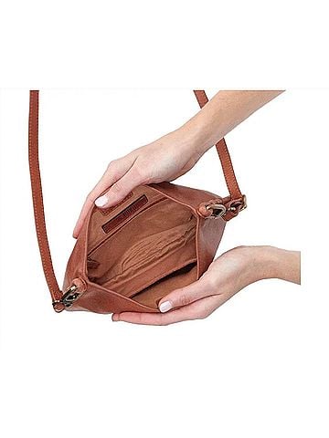 Hobo The Original Phoebe Crossbody Bag in Saddle (view 2)