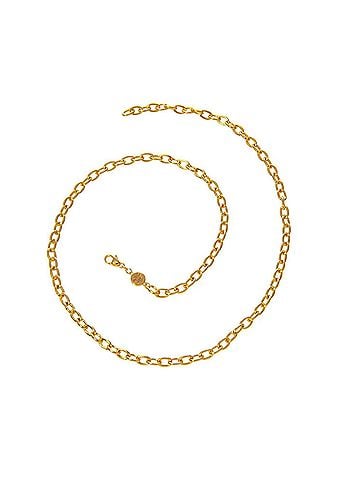 Goldbug Women's Thick Cable Chain Necklace 17" in Gold (view 1)