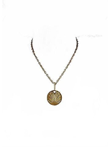 Goldbug Women's Thick Cable Chain Necklace 17" in Gold (view 2)