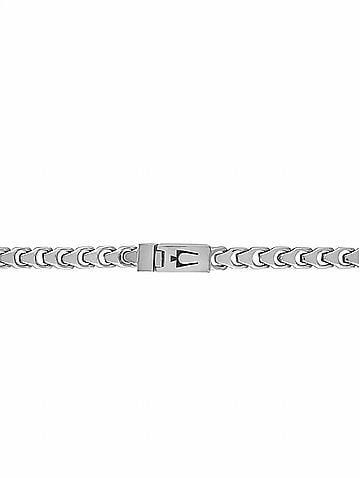 Bulova Men's Link Chain 22" Necklace in Stainless Steel Silver-Tone (view 2)