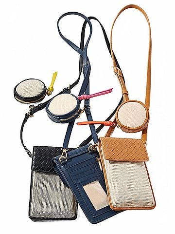 Shiraleah Women's Frankie Phone Holder Crossbody Bag in Navy (view 2)
