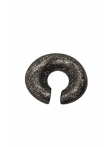 Brunello Cucinelli Women's Glitter-Effect Cuff Earring in Black (view 1)