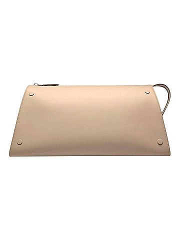 Bally Women's Arieel Leather Clutch Bag in Fossil (view 1)