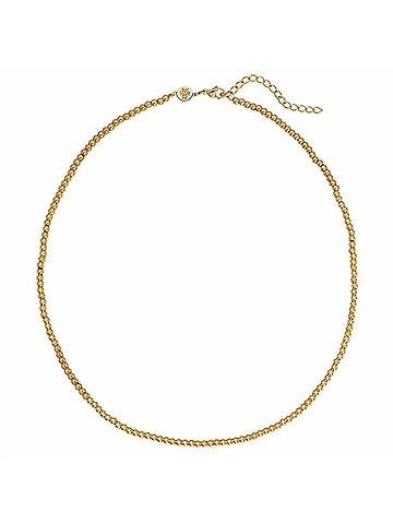 Goldbug Women's Beaded Ball Necklace in Gold (view 1)