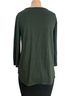 Van Heusen Solid Green 3/4 Sleeve Blouse Size XS - photo 2