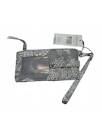 Vera Bradley Women's Ultimate Card Case Wallet in Grey Cloud (view 1)