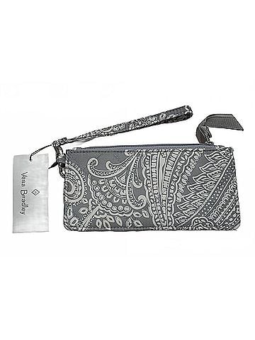 Vera Bradley Women's Ultimate Card Case Wallet in Grey Cloud (view 2)