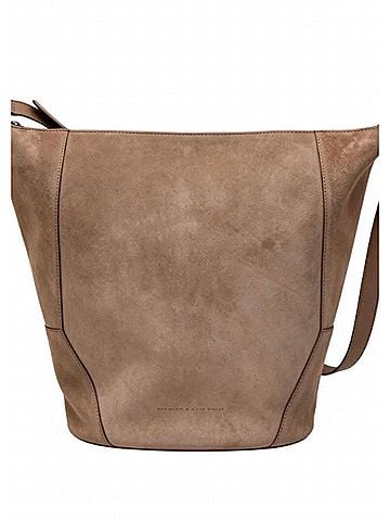 Brunello Cucinelli Women's Suede Shoulder Bag in Neutrals (view 2)