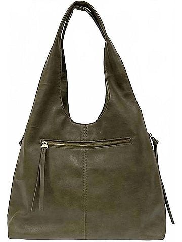 Joy Susan Women's Claire Hobo Bag in Olive (view 2)