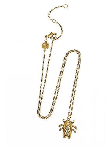 Goldbug Women's Baby Bug 16" Necklace 16" in Gold (view 1)