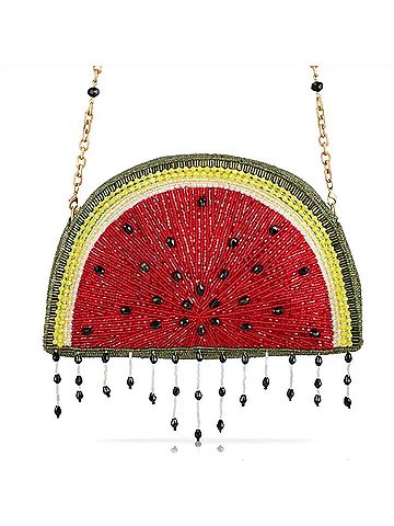 Mary Frances Hello Watermelon Bag in Watermelon (view 1)