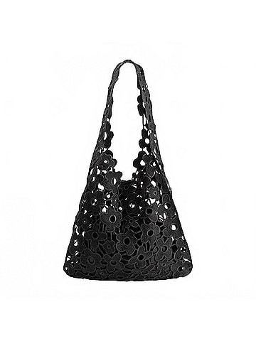 melie bianco Women's Aster Floral Shoulder Bag in Black (view 1)