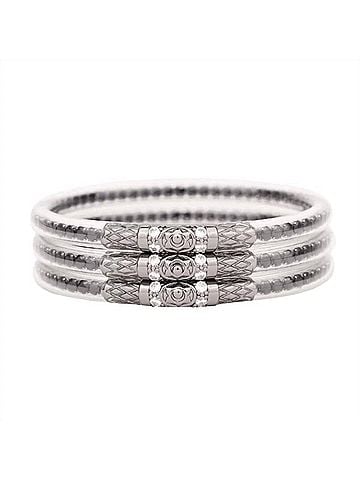 Budhagirl Women's Three Queens Bracelet in Black Spinel (view 1)