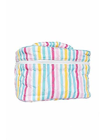 Katydid Collection Women's Stripes Makeup Travel Bag in Multicolored (view 2)
