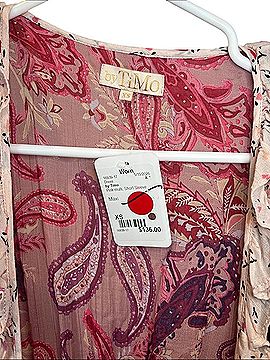 by TiMo Mixed Paisley &amp; Floral Ruffle Maxi Dress Casual Dress (view 2)