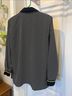 Joyce 100% Polyester Polka Dots Black White Blazer Size 14 - photo 5