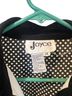 Joyce 100% Polyester Polka Dots Black White Blazer Size 14 - photo 2
