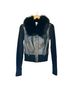 Cache 100% Leather 100% Wool 100% Acetate 100% Faux Fur Black Leather Jacket Size S - photo 8