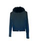Cache 100% Leather 100% Wool 100% Acetate 100% Faux Fur Black Leather Jacket Size S - photo 2