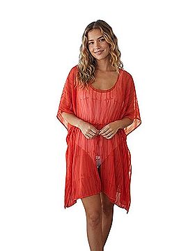 True Rock Sheer Kaftan Swim Coverup Swimsuit Cover Up (view 1)