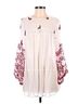Johnny Was 100% Cupramonium White Red Blouse Size XS - photo 1