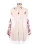 Johnny Was 100% Cupramonium White Red Blouse Size XS - photo 2