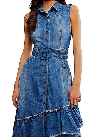 Free People Beau midi Casual Dress (view 1)