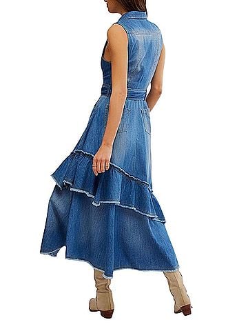 Free People Beau midi Casual Dress (view 2)