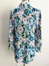 Sunny Leigh 100% Polyester Floral Multi Color Button-Down Shirt Size M - photo 13