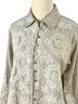 Soft Surroundings Tan Button-Down Shirt Size S (petite) - photo 2