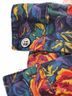 Gap 100% Rayon Floral Blue Purple Long Sleeve Button-Down Shirt Size M - photo 4
