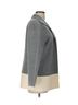 Talbots Chevron-herringbone Gray Talbots Coat Size 10 - photo 3