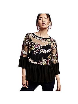 Anthropologie Eri + Ali 3/4 Sleeve Top (view 1)