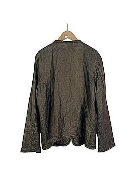 Chico's Golden Trinket Embellished Metallic Blazer Jacket Blazer (view 2)