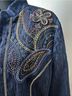 Alfred Dunner Paisley Blue Jacket Size 14 - photo 8