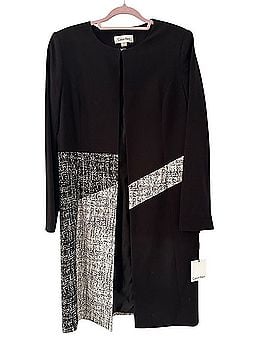 Calvin Klein Long Open-Front Blazer Blazer (view 1)