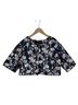 Abbey Glass Floral Blue Silver Blazer Size M - photo 1