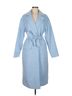 Missguided 100% Polyester Blue Missguided Trenchcoat Size 6 - photo 1