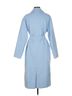 Missguided 100% Polyester Blue Missguided Trenchcoat Size 6 - photo 2