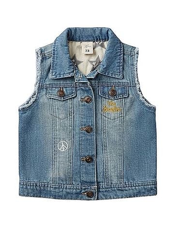 Junk Food The Beatles Denim Vest (view 1)