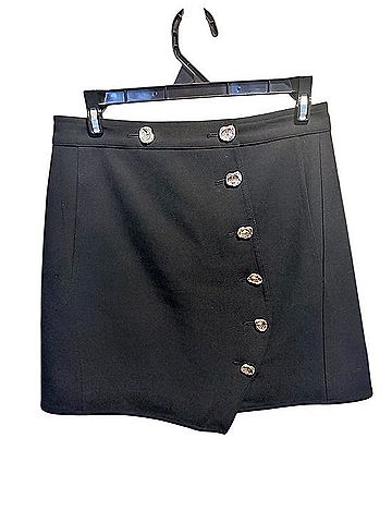 Tibi Asymmetrical Button Wrap Skirt Casual Skirt (view 2)