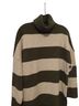 Boden Stripes Green Tan Turtleneck Sweater Size M - photo 2