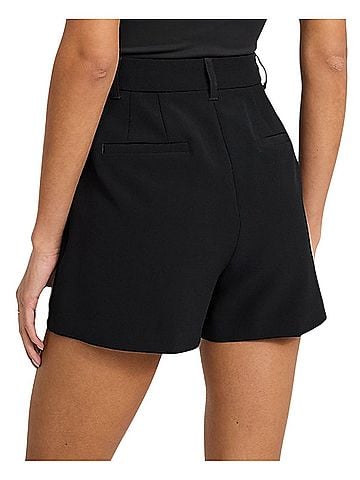 Express Editor Super High Waisted Tailored (Studio Stretch Twill) Dressy Shorts (view 2)